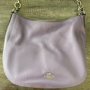 COACH "Elle" style hobo bag in light purple *AUTHENTIC*